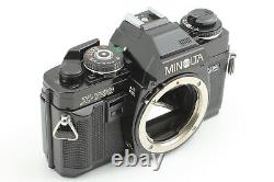 Set of 4 Lens MINT Minolta New X-700 MPS Black SLR 35mm Film Camera From JAPAN