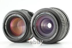 Set of 4 Lens MINT Minolta New X-700 MPS Black SLR 35mm Film Camera From JAPAN