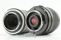 Set of 4 Lens MINT Minolta New X-700 MPS Black SLR 35mm Film Camera From JAPAN