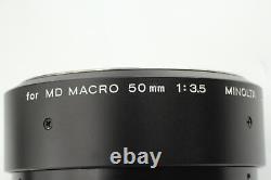 Set of 4 Lens MINT Minolta New X-700 MPS Black SLR 35mm Film Camera From JAPAN