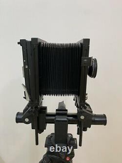 Sinar F1 4x5 Large Format Film Camera Body, Lens Board, and Two 4x5 Film Holders