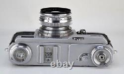 Soviet Ussr Kiev-4a Film Camera + Jupiter-8m Lens (3)