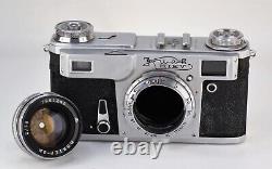 Soviet Ussr Kiev-4a Film Camera + Jupiter-8m Lens (3)