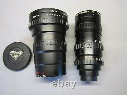 Super-16 Angenieux Zoom 20-80mm C-mount Lens + Attachment Bmpcc Movie Camera