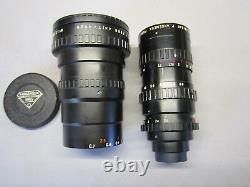 Super-16 Angenieux Zoom 20-80mm C-mount Lens + Attachment Bmpcc Movie Camera