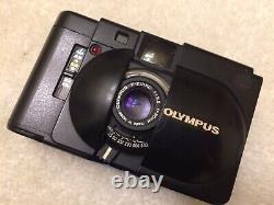 TESTED Olympus XA 35mm Rangefinder Film Camera f/2.8 Zuiko Lens New Light Seal