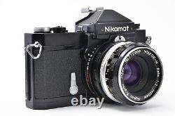 TOP MINT Nikon Nikomat FTN Black 35mm Film Camera 50mm F2 Lens From Japan #131