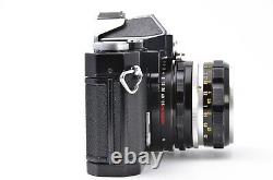 TOP MINT Nikon Nikomat FTN Black 35mm Film Camera 50mm F2 Lens From Japan #131
