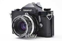 TOP MINT Nikon Nikomat FTN Black 35mm Film Camera 50mm F2 Lens From Japan #131