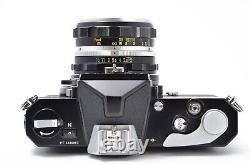 TOP MINT Nikon Nikomat FTN Black 35mm Film Camera 50mm F2 Lens From Japan #131