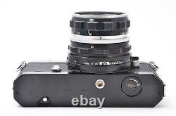 TOP MINT Nikon Nikomat FTN Black 35mm Film Camera 50mm F2 Lens From Japan #131