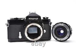 TOP MINT Nikon Nikomat FTN Black 35mm Film Camera 50mm F2 Lens From Japan #131