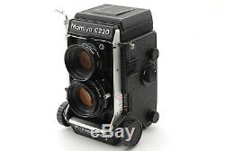 TOP MINT+++ SET! MAMIYA C220 F TLR Film Camera SEKOR S 80mm F/2.8 Lens more