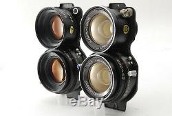 TOP MINT+++ SET! MAMIYA C220 F TLR Film Camera SEKOR S 80mm F/2.8 Lens more