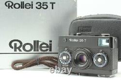 TOP MINT in Box with Case? Rollei 35 T Black 40mm f/3.5 Lens Film Camera JAPAN
