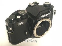 TOP MINT with BONUS Lens Nikon Late FM2N NEW FM2 BLACK Film Camera From JAPAN
