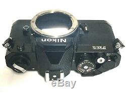 TOP MINT with BONUS Lens Nikon Late FM2N NEW FM2 BLACK Film Camera From JAPAN