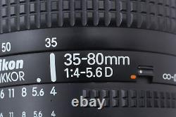Tested Near MINT Nikon F4S 35mm Film Camera AF 35-80mm f4-5.6D Lens From JAPAN