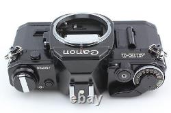 Tested Top MINT Canon AE-1 Black 35mm Film Camera FD 50mm f1.8 Lens From JAPAN