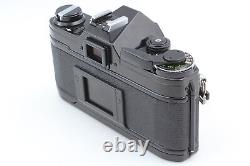 Tested Top MINT Canon AE-1 Black 35mm Film Camera FD 50mm f1.8 Lens From JAPAN