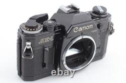 Tested Top MINT Canon AE-1 Black 35mm Film Camera New FD 50mm f/1.4 Lens JAPAN
