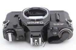 Tested Top MINT Canon AE-1 Black 35mm Film Camera New FD 50mm f/1.4 Lens JAPAN