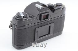 Tested Top MINT Canon AE-1 Black 35mm Film Camera New FD 50mm f/1.4 Lens JAPAN