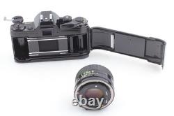 Tested Top MINT Canon AE-1 Black 35mm Film Camera New FD 50mm f/1.4 Lens JAPAN