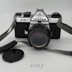 Tested with Case Pentax KX Silver 35mm Film Camera SMC M 50mm f1.8 Lens