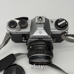 Tested with Case Pentax KX Silver 35mm Film Camera SMC M 50mm f1.8 Lens