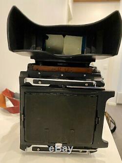 The Aero-liberator custom made 4x5 camera (Super D Graflex body + lens)