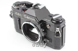 Top MINT Canon AE-1 Black SLR 35mm Film Camera NFD New FD 50mm f1.8 Lens JAPAN