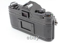 Top MINT Canon AE-1 Black SLR 35mm Film Camera NFD New FD 50mm f1.8 Lens JAPAN