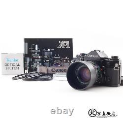 Top MINT Canon A-1 A1 35mm Film camera Black body New FD 50mm f1.4 Lens JAPAN
