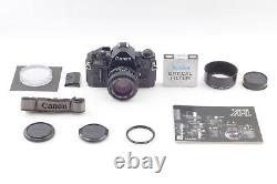 Top MINT Canon A-1 A1 35mm Film camera Black body New FD 50mm f1.4 Lens JAPAN