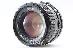 Top MINT Canon A-1 Black 35mm SLR Film Camera New FD 50mm F1.4 Lens From JAPAN