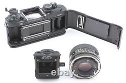 Top MINT Canon NEW F-1 AE Finder 35mm Film Camera NFD 50mm f1.4 Lens JAPAN