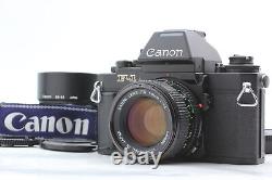 Top MINT Canon NEW F-1 AE Finder 35mm Film Camera NFD 50mm f1.4 Lens JAPAN