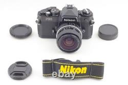Top MINT Honeycomb Nikon FE2 Black 35mm Film Camera Ai 24mm f2.8 Lens JAPAN