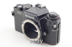 Top MINT Honeycomb Nikon FE2 Black 35mm Film Camera Ai 24mm f2.8 Lens JAPAN