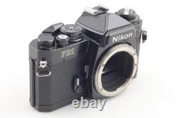Top MINT Honeycomb Nikon FE2 Black 35mm Film Camera Ai 24mm f2.8 Lens JAPAN