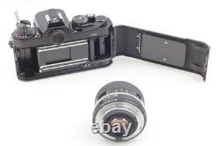 Top MINT Honeycomb Nikon FE2 Black 35mm Film Camera Ai 24mm f2.8 Lens JAPAN