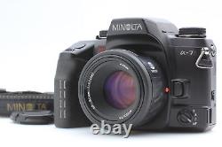 Top MINT Minolta? -7 a7 Maxxum Dynax Alpha Film Camera AF 50mm f1.7 from JAPAN