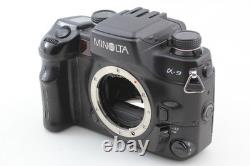 Top MINT Minolta? 9 a9 Alpha Maxxum Dynax 35mm Film Camera AF 50mm f/1.4 Lens