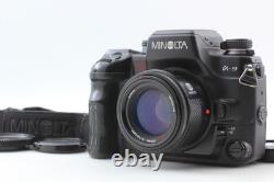 Top MINT Minolta? 9 a9 Alpha Maxxum Dynax 35mm Film Camera AF 50mm f/1.4 Lens