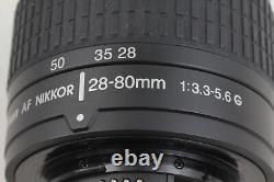 Top MINT Nikon F80 D SLR 35mm Film Camera AF 28-80mm f/3.3-5.6 Lens From JAPAN