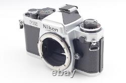 Top MINT Nikon FE2 Silver 35mm SLR Film Camera Body 43-86mm f/3.5 Lens JAPAN