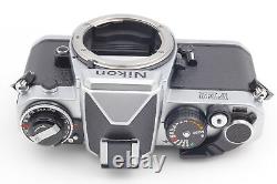 Top MINT Nikon FE2 Silver 35mm SLR Film Camera Body 43-86mm f/3.5 Lens JAPAN