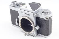 Top MINT Nikon F Eye level 35mm Film Camera Nikkor-s Auto 50mm f1.4 Lens JAPAN