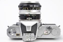 Top MINT Nikon Nikomat FT silver 35mm Film Camera 50mm F1.4 Lens Japan # 147